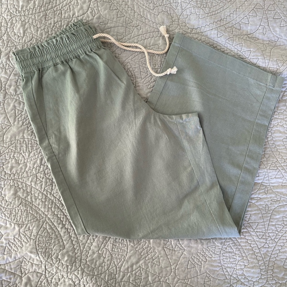 J. Crew Linen Blend Pants